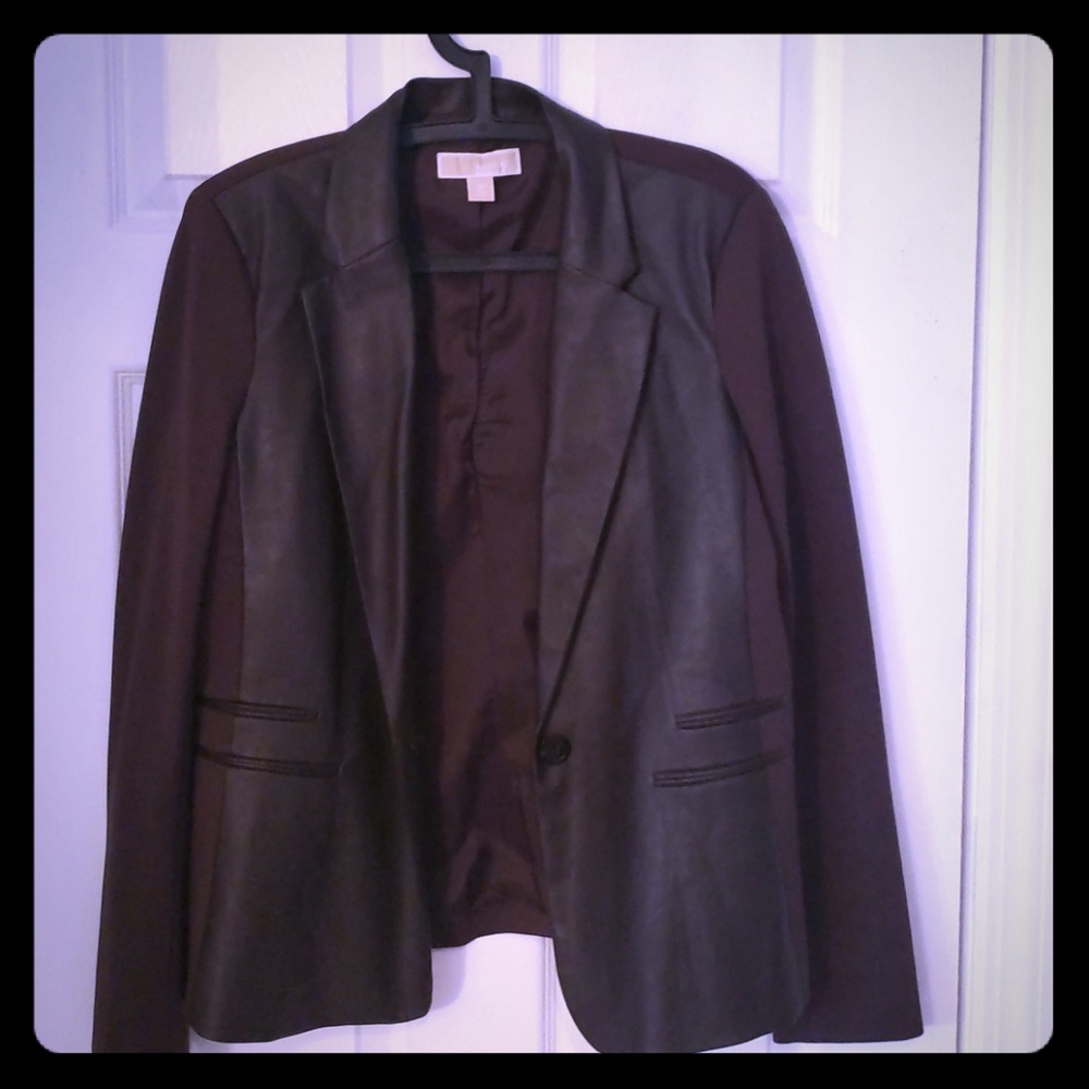 Michael Kors Blazer with Leather